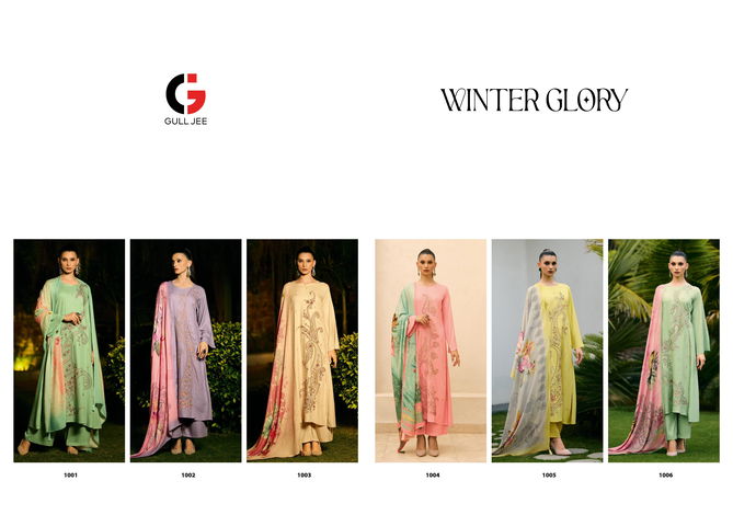 Winter Glory By Gull Jee Printed Pashmina Salwar Kameez Wholesale Shop In Surat
